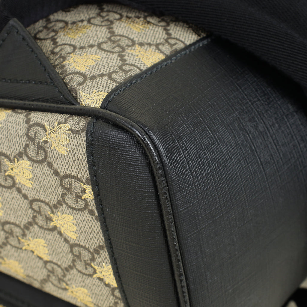 Gucci Bicolor GG Supreme Bees Small Backpack Bag