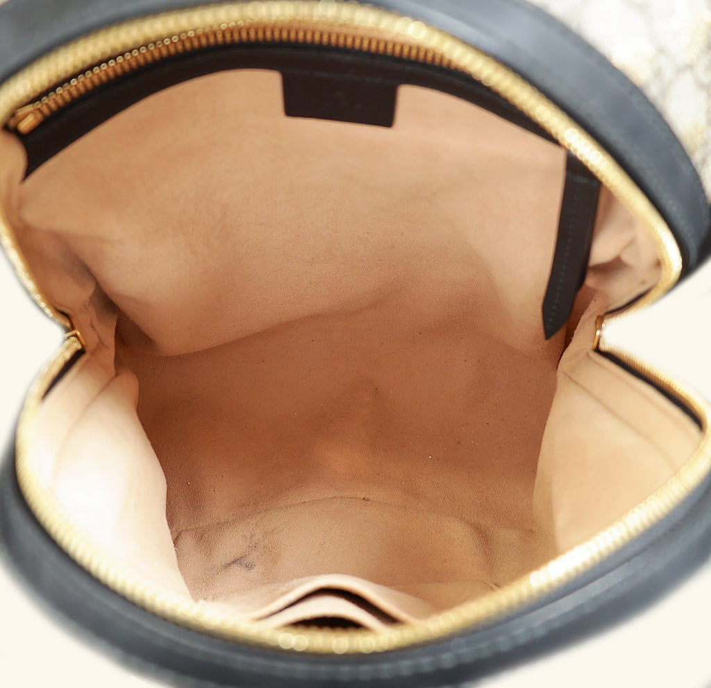 Gucci Bicolor GG Supreme Bees Small Backpack Bag