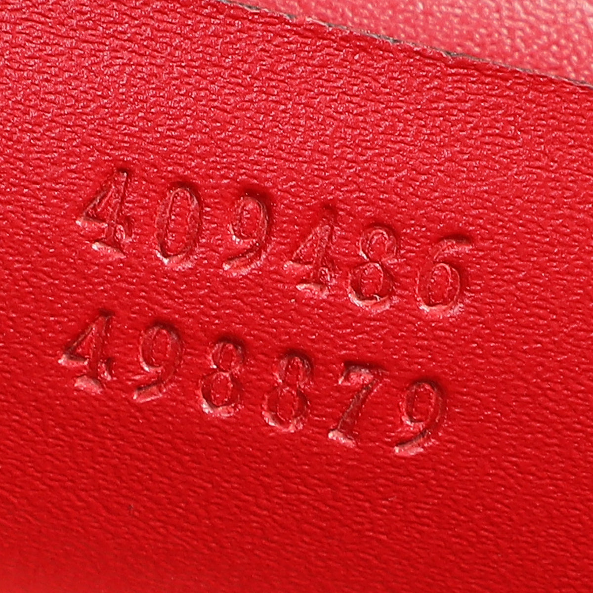 Gucci Red GG Guccissima Padlock Medium Shoulder Bag
