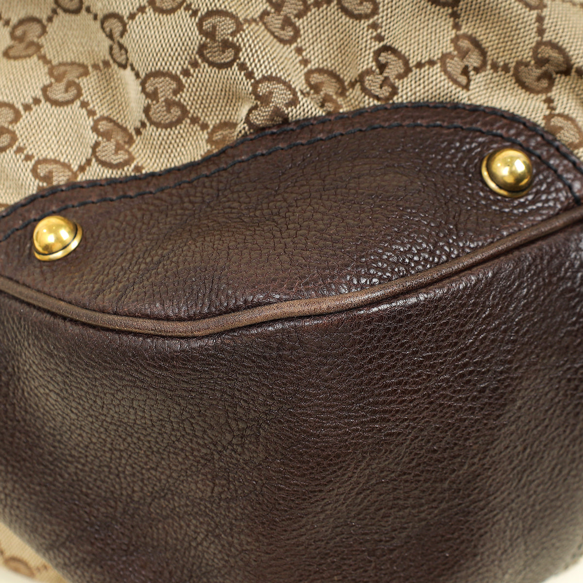 Gucci Bicolor GG Large Jockey Hobo Bag