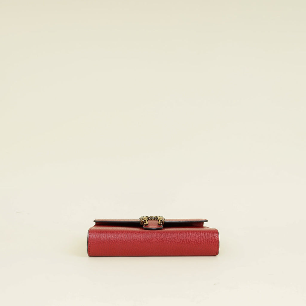 Gucci Red Dionysus Crystal Mini Chain Bag