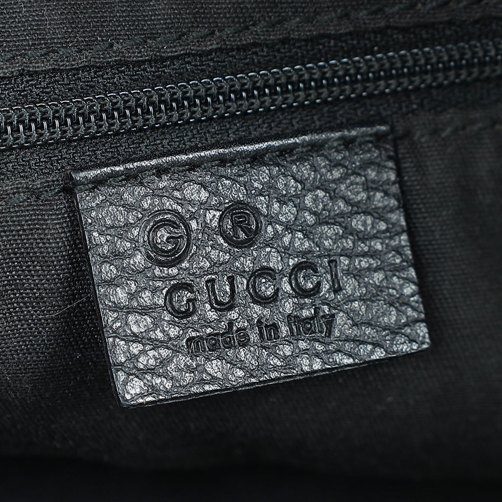 Gucci Black GG Abbey Tote Large Bag