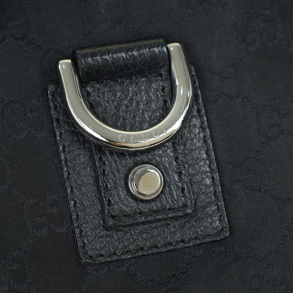 Gucci Black GG Abbey Tote Large Bag