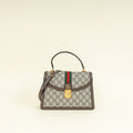 Gucci Bicolor GG Supreme Ophidia Top Handle Medium Bag