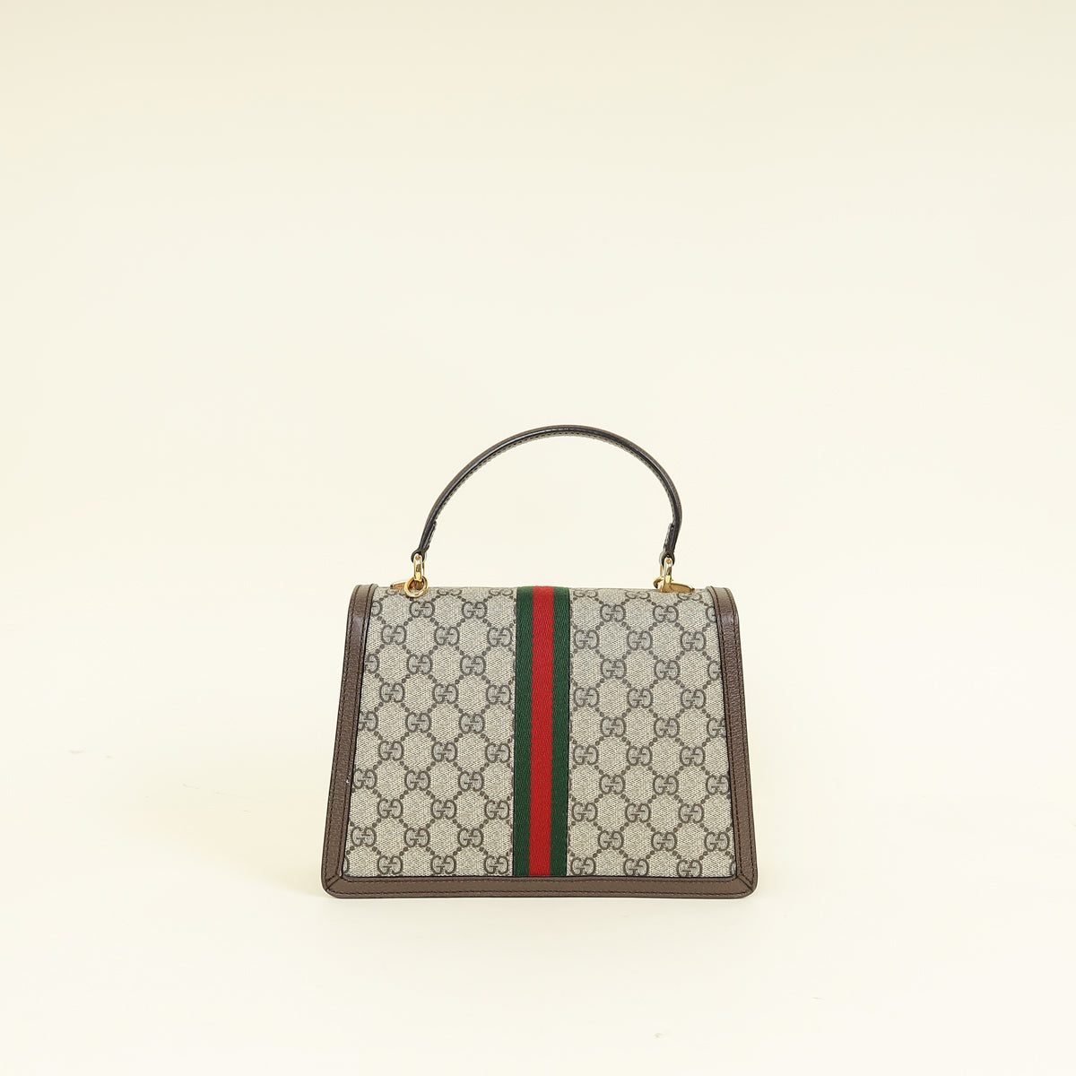 Gucci Bicolor GG Supreme Ophidia Top Handle Medium Bag