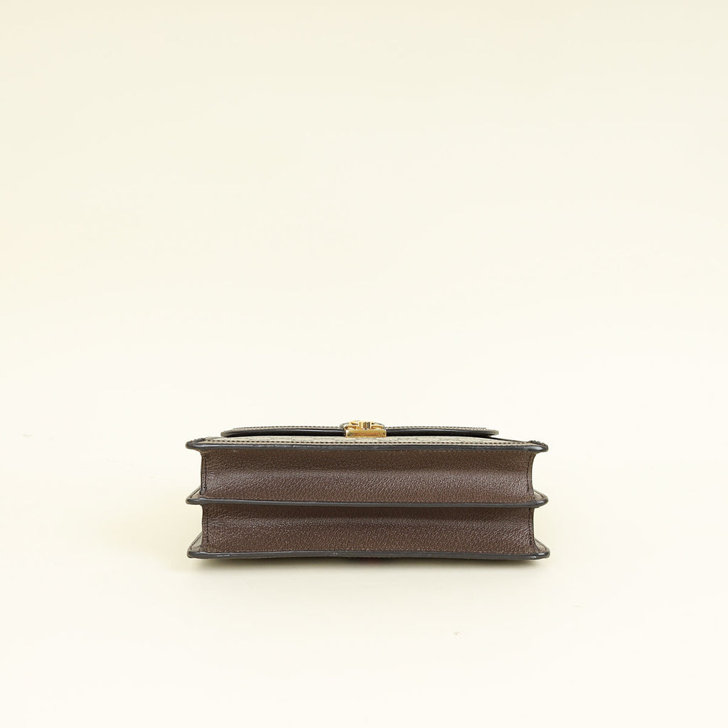 Gucci Bicolor GG Supreme Ophidia Top Handle Medium Bag