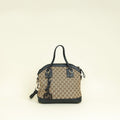 Gucci Bicolor GG Interlocking Dome Satchel Bag