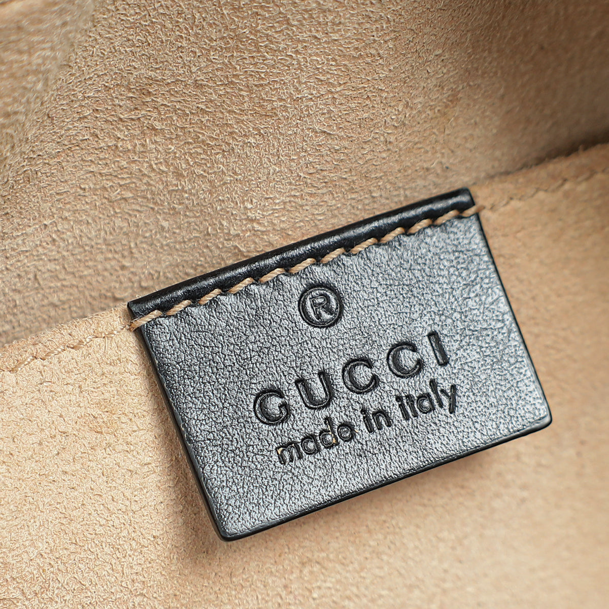 Gucci Black GG Marmont Small Camera Bag