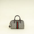 Gucci Bicolor GG Supreme Ophidia Small Top Handle Bag