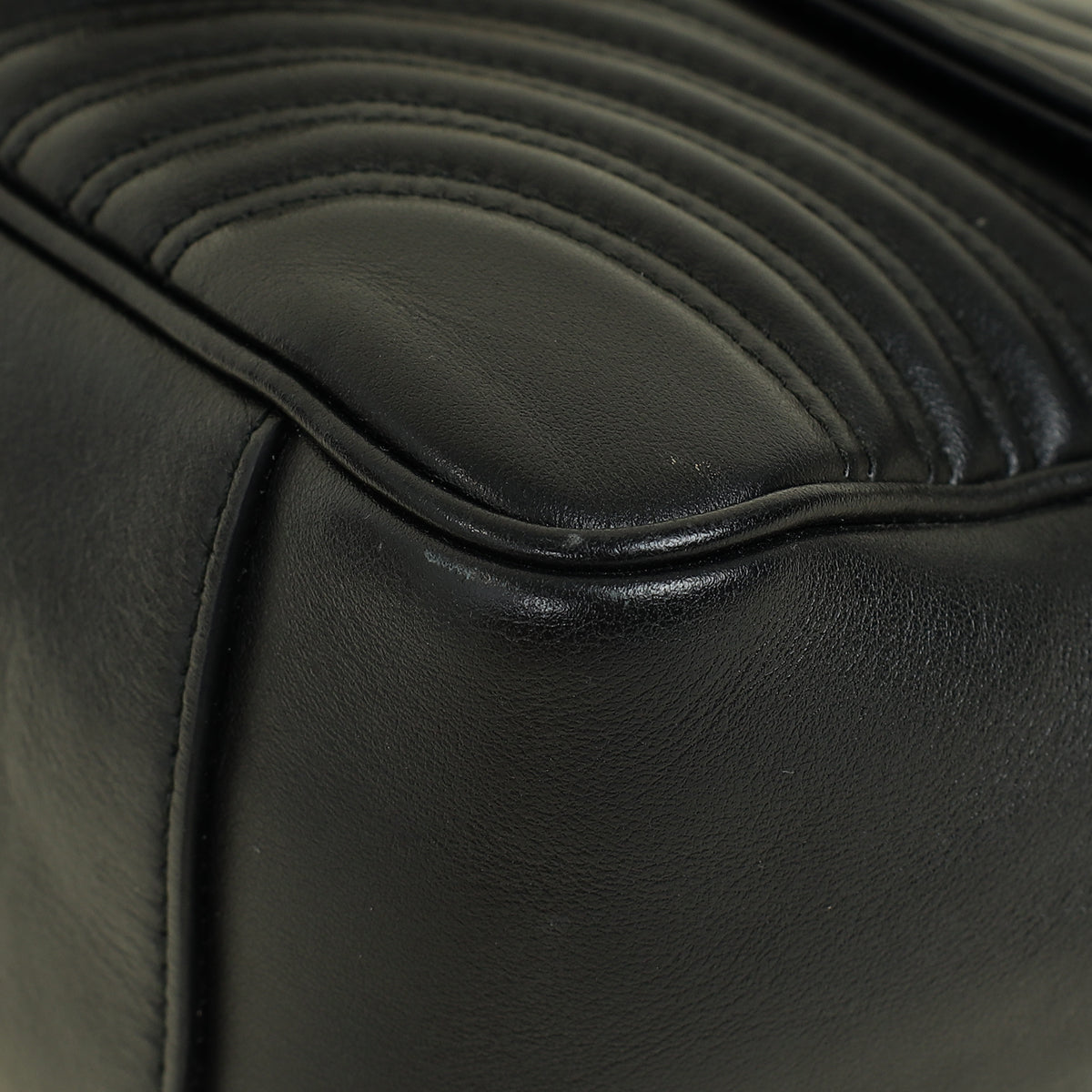 Gucci Black GG Marmont Top Handle Small Bag