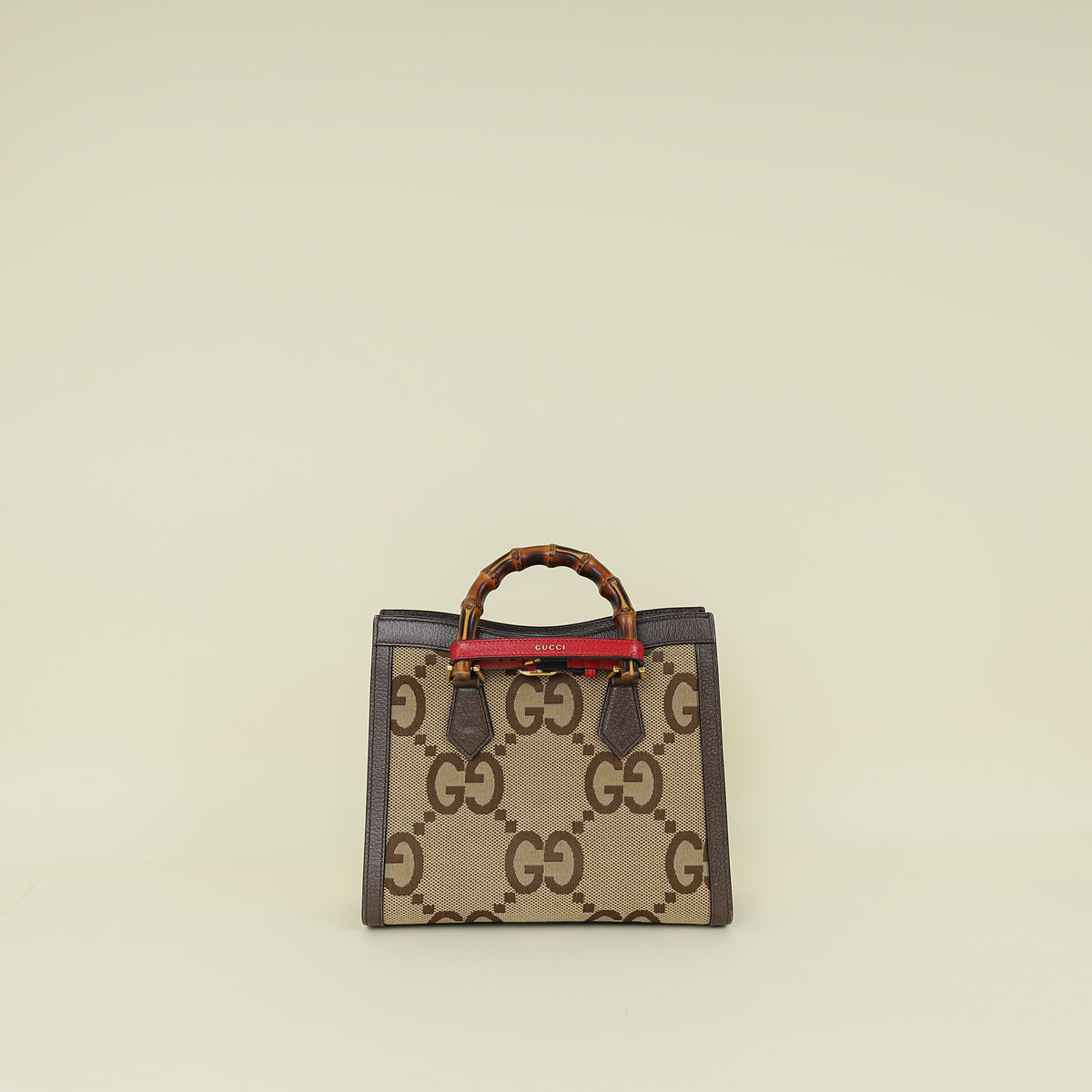Gucci Tricolor Jumbo GG Diana Small Tote Bag