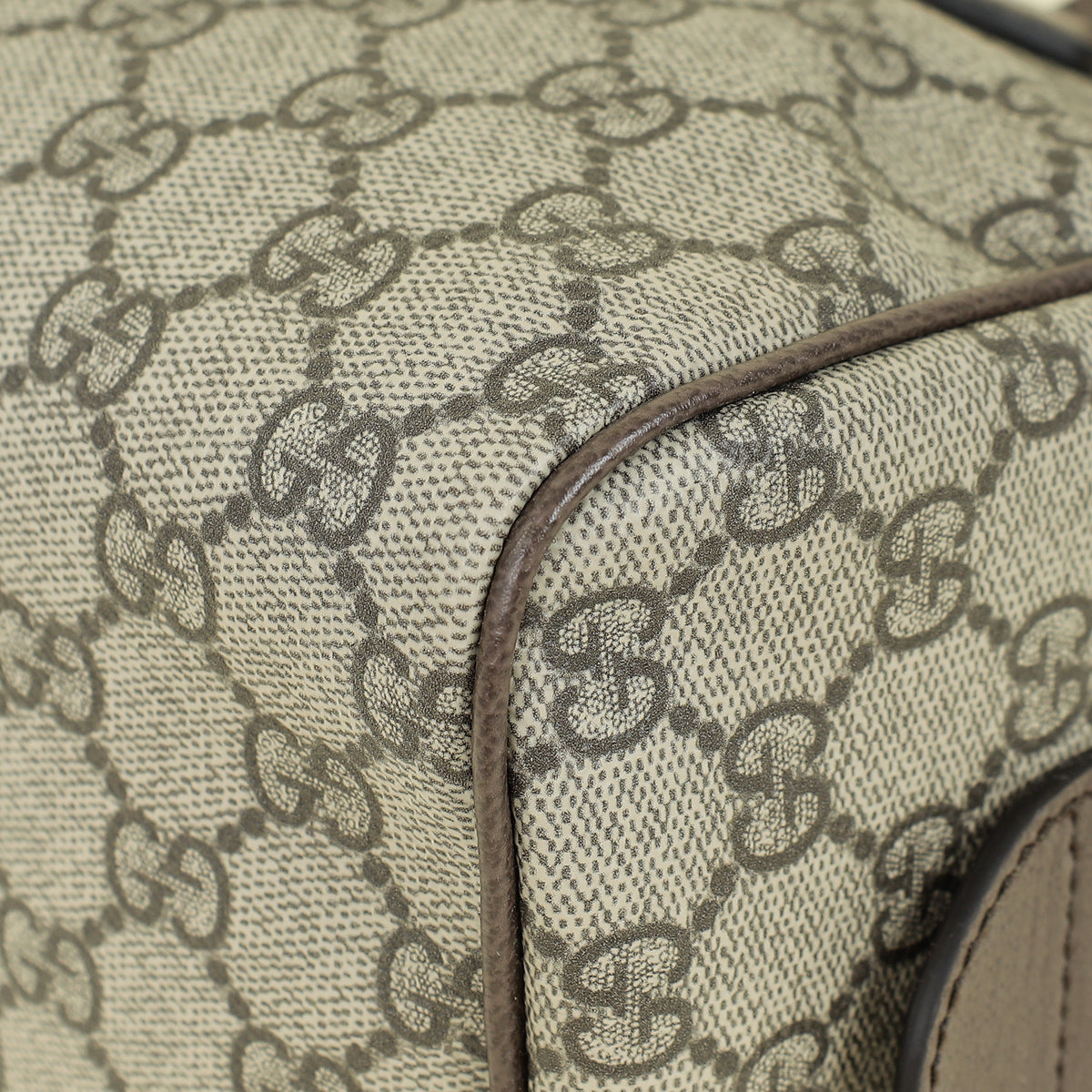 Gucci Bicolor GG Monogram Ophidia Medim Boston Bag