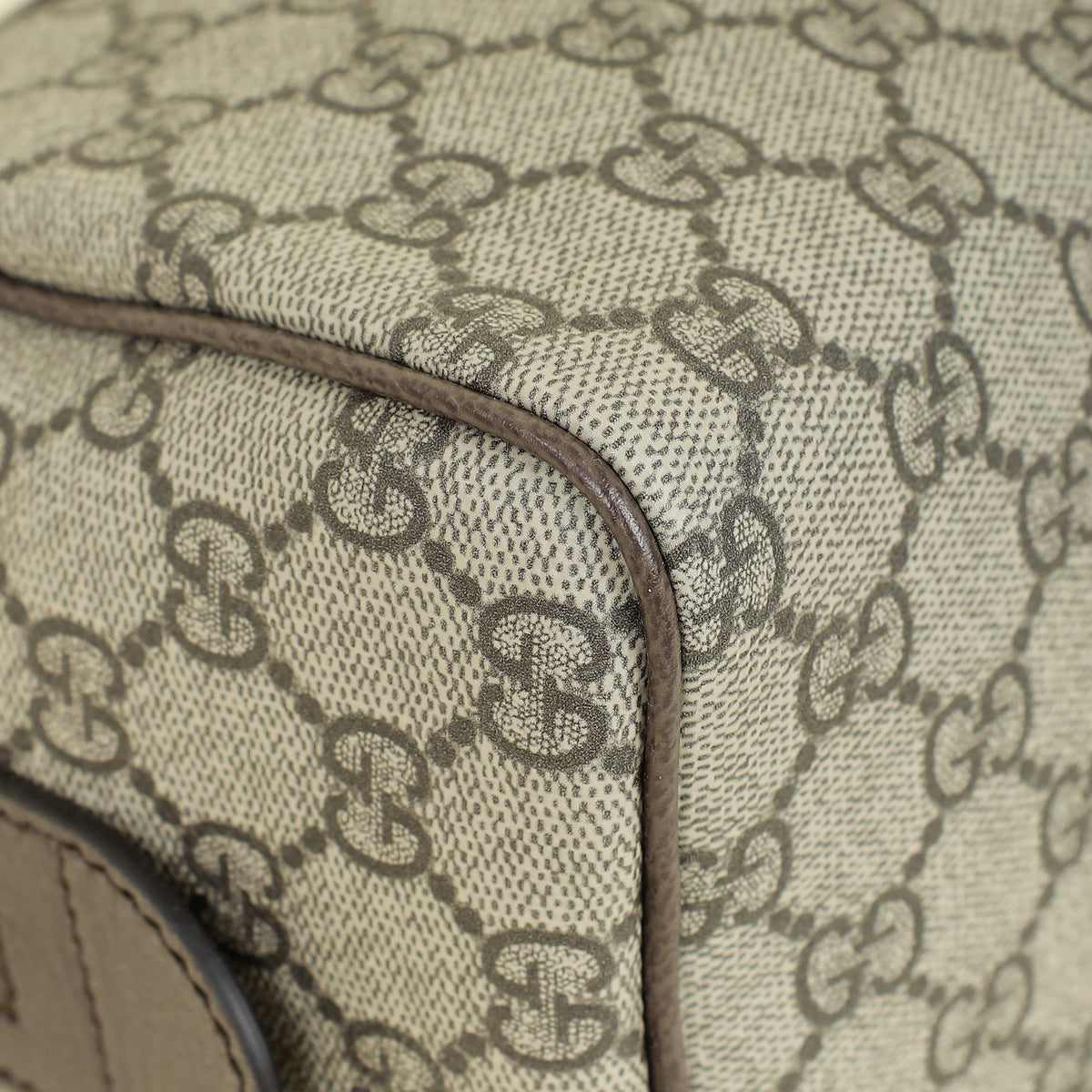 Gucci Bicolor GG Monogram Ophidia Medim Boston Bag
