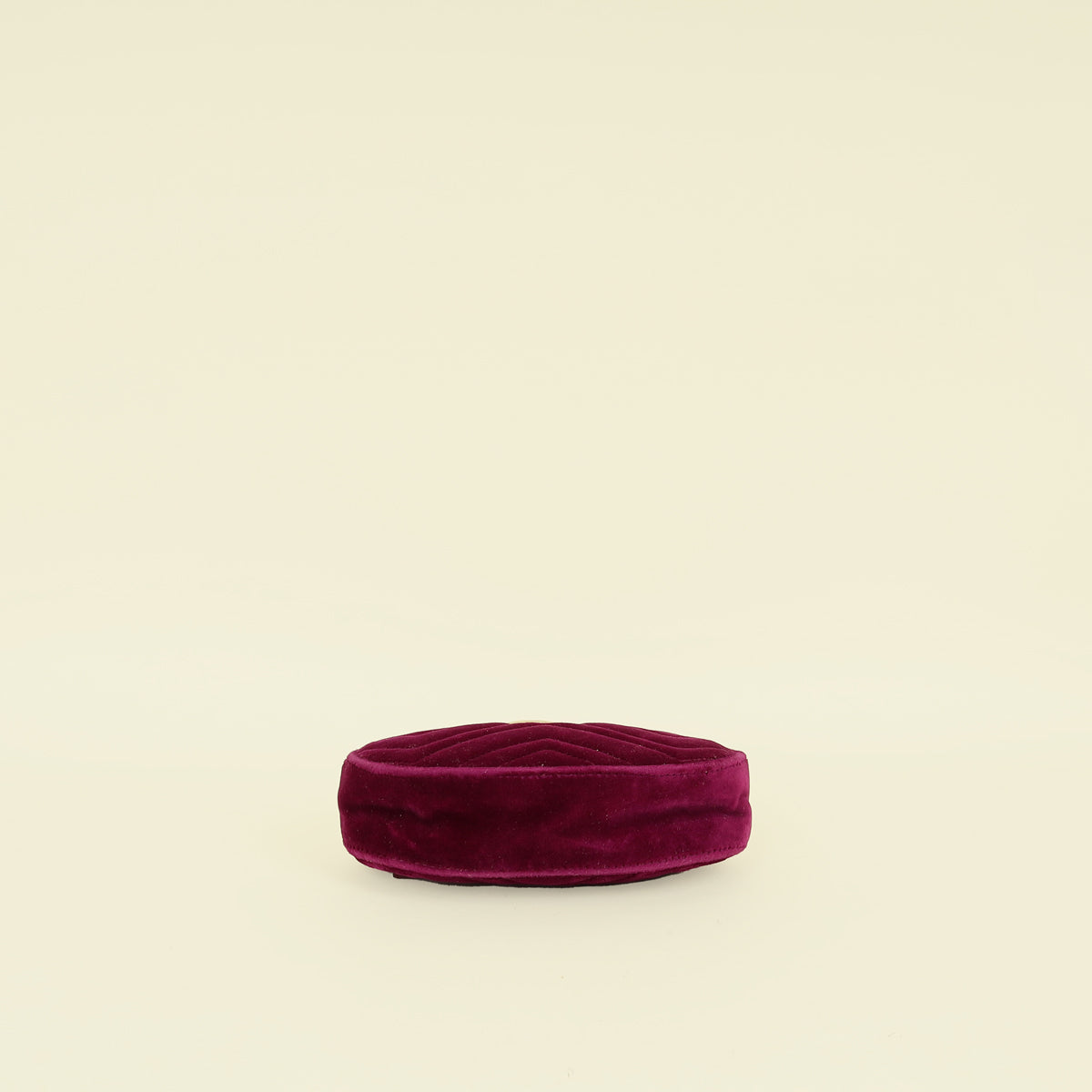 Gucci Violet Velvet GG Marmont Mini Belt Bag