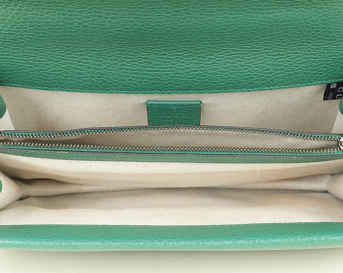 Gucci Green Dionysus Medium Shoulder Bag