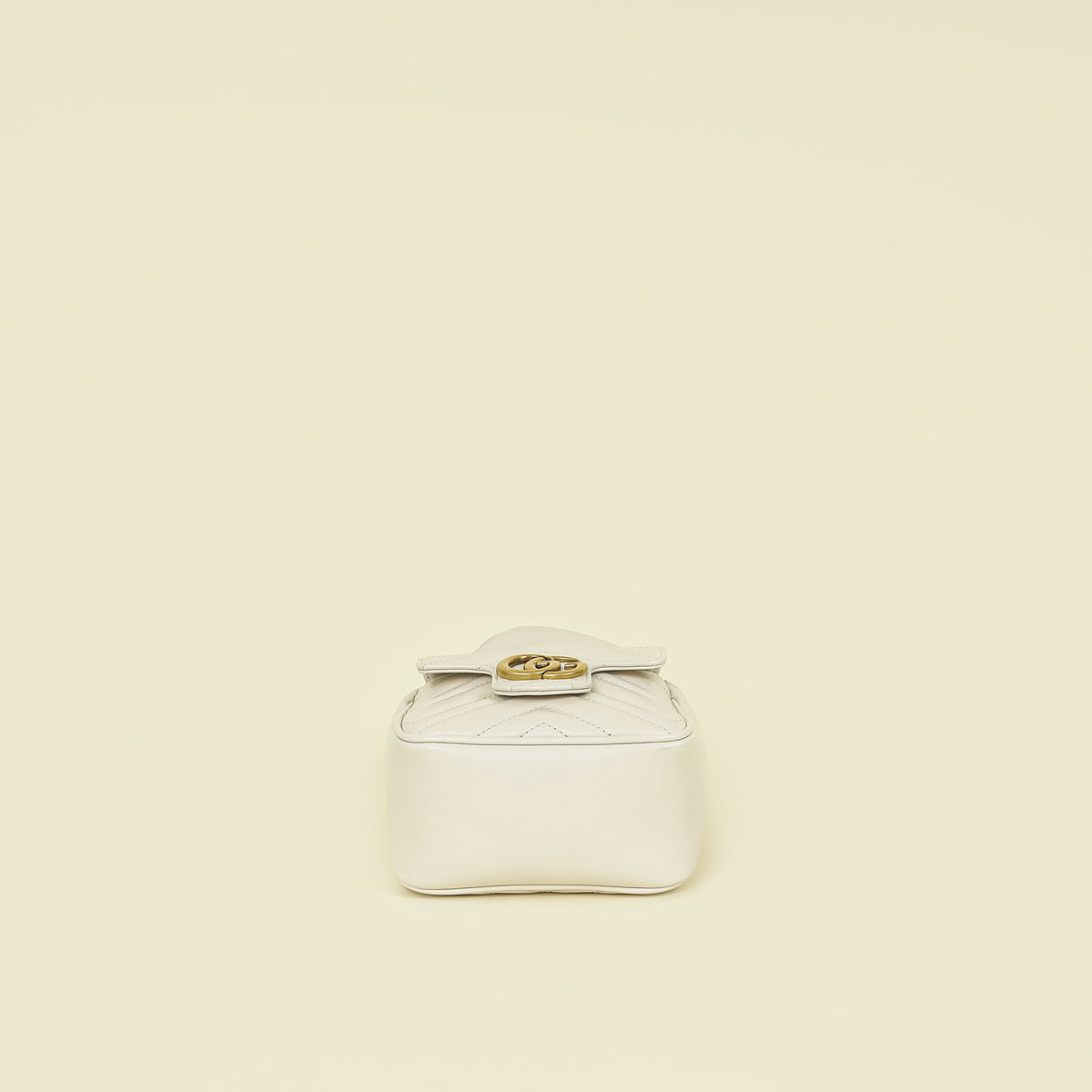 Gucci Ivory GG Marmont Mini Bucket Bag