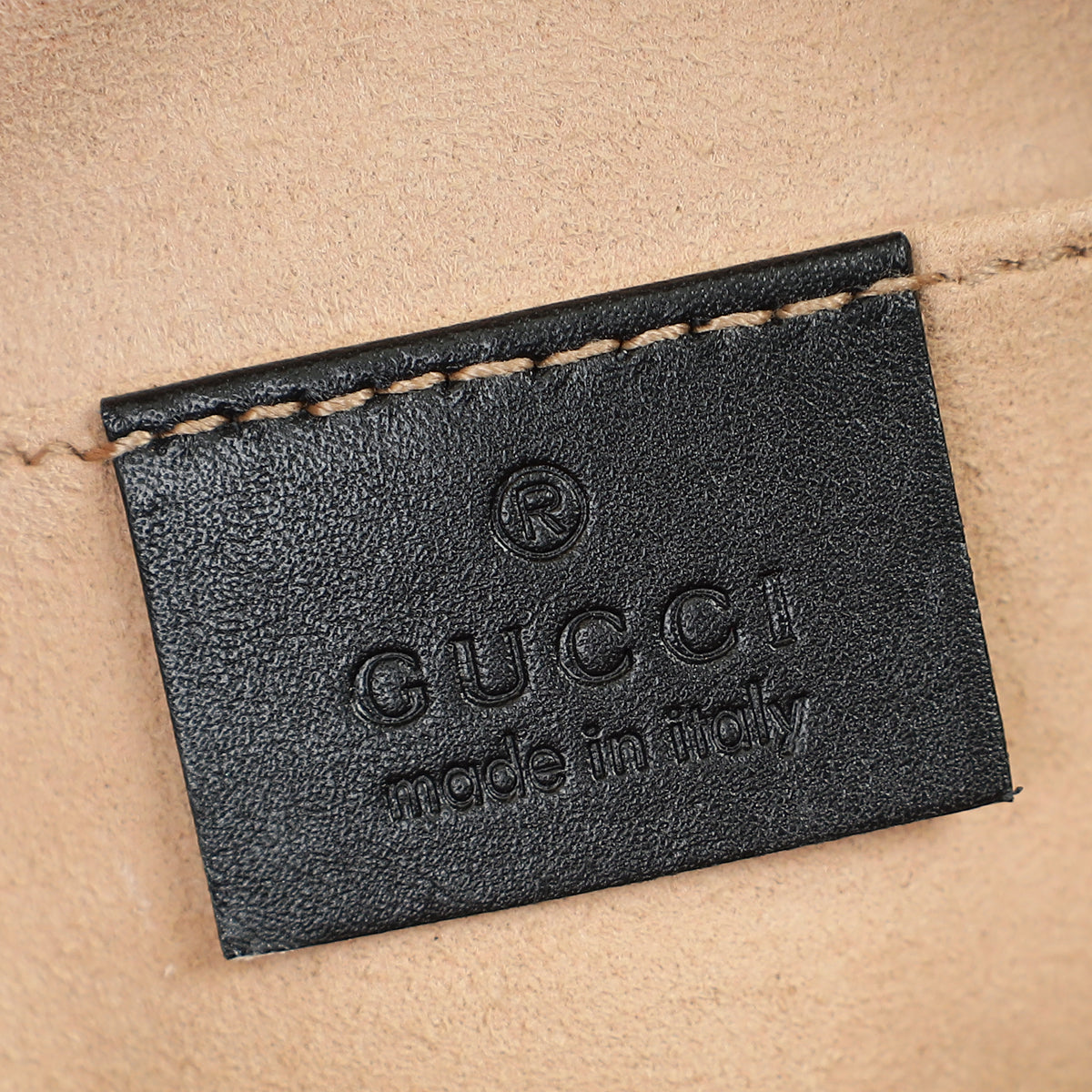 Gucci Black GG Marmont Mini Belt Bag
