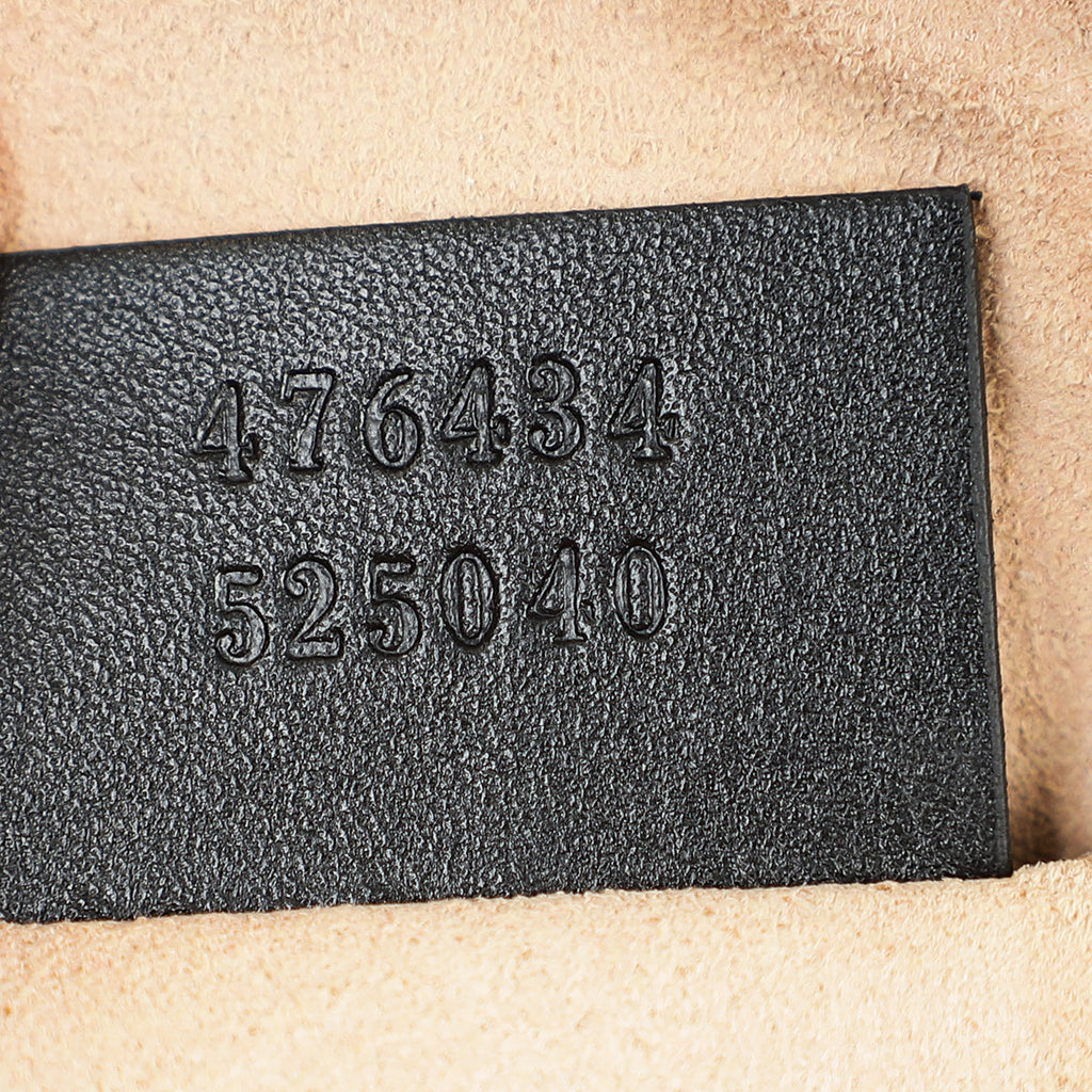 Gucci Black GG Marmont Mini Belt Bag
