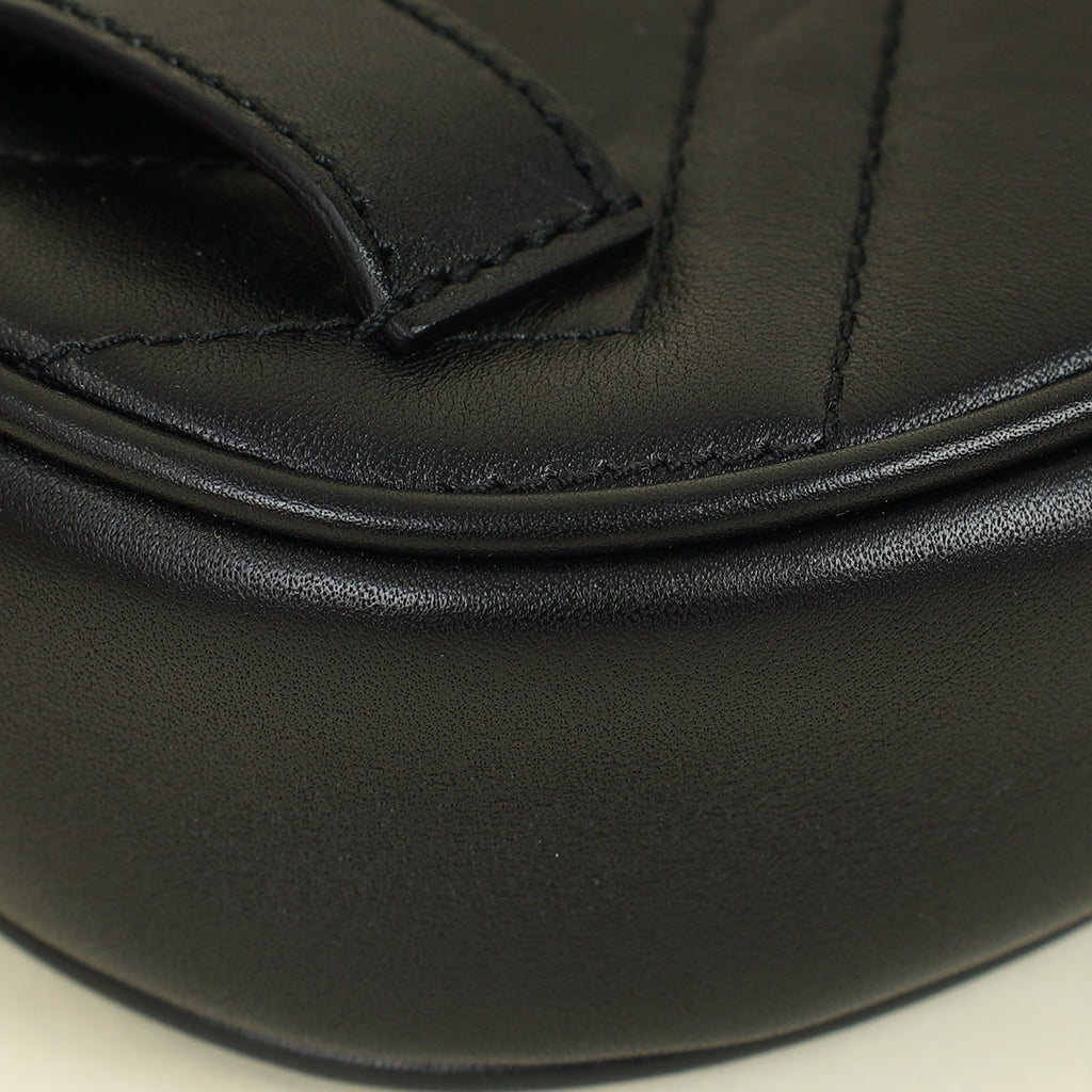 Gucci Black GG Marmont Mini Belt Bag