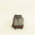Gucci Bicolor GG Supreme Ophidia Mini Bucket Bag