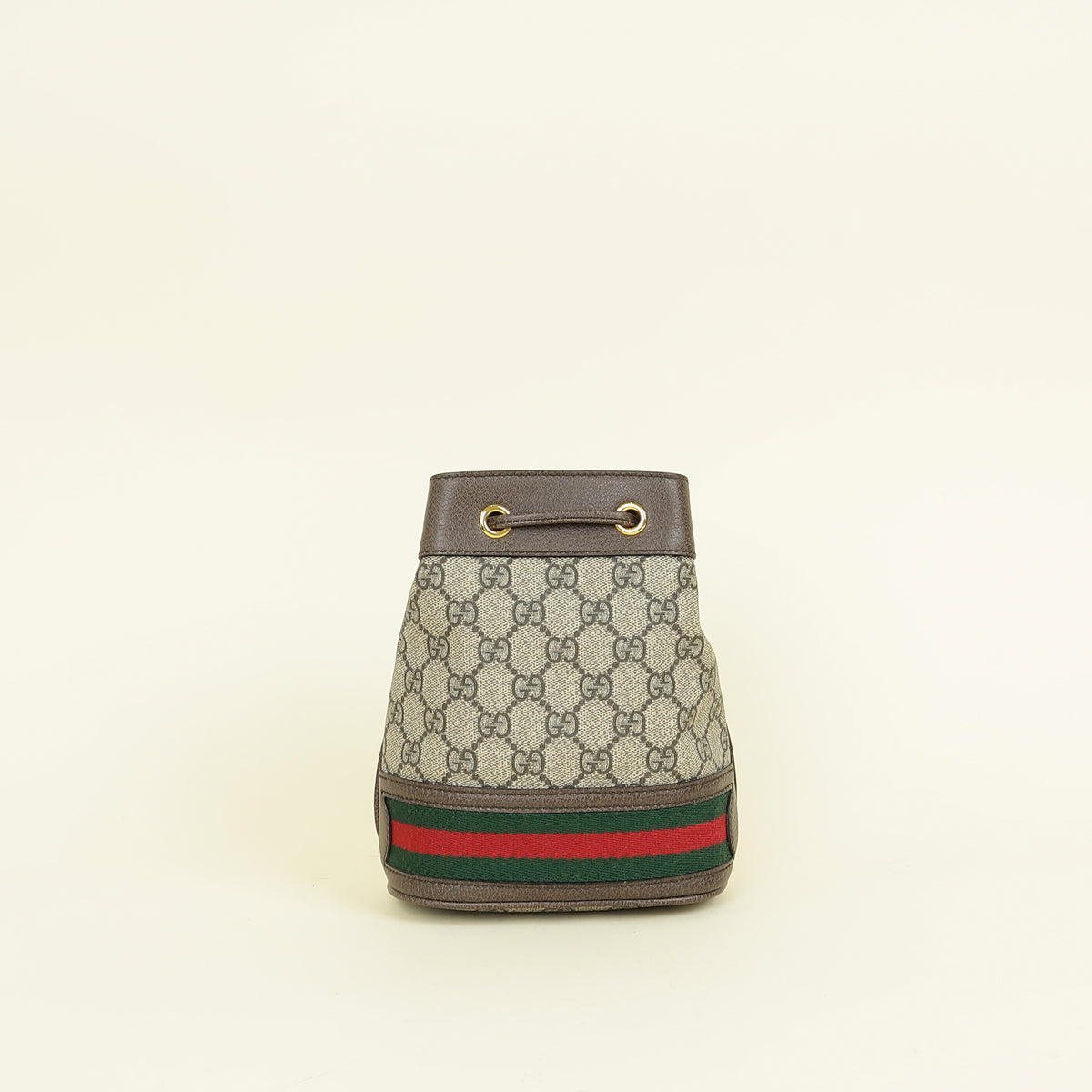 Gucci Bicolor GG Supreme Ophidia Mini Bucket Bag