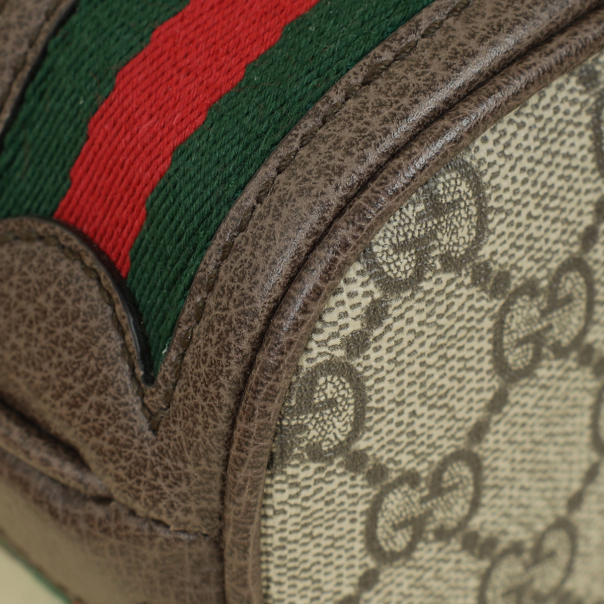 Gucci Bicolor GG Supreme Ophidia Mini Bucket Bag