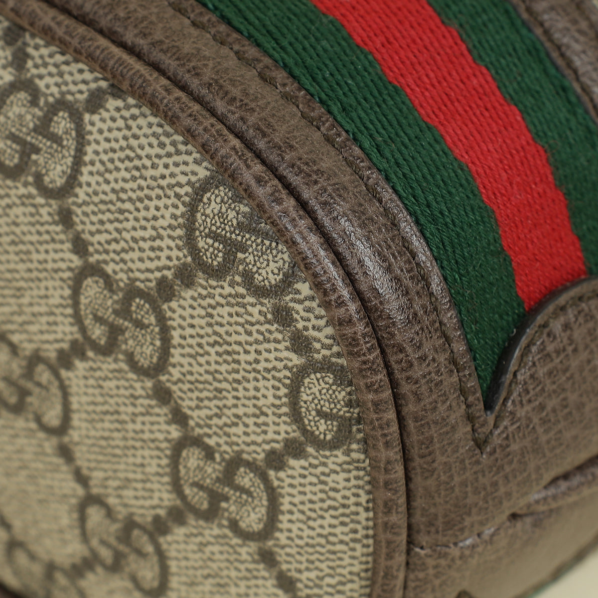 Gucci Bicolor GG Supreme Ophidia Mini Bucket Bag