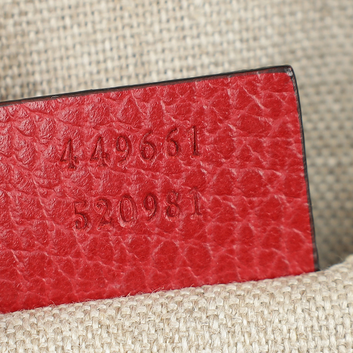 Gucci Red GG Charm Dome Mini Bag