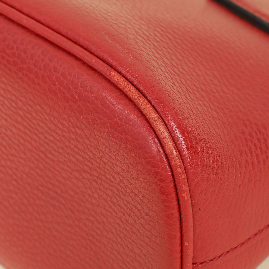 Gucci Red GG Charm Dome Mini Bag