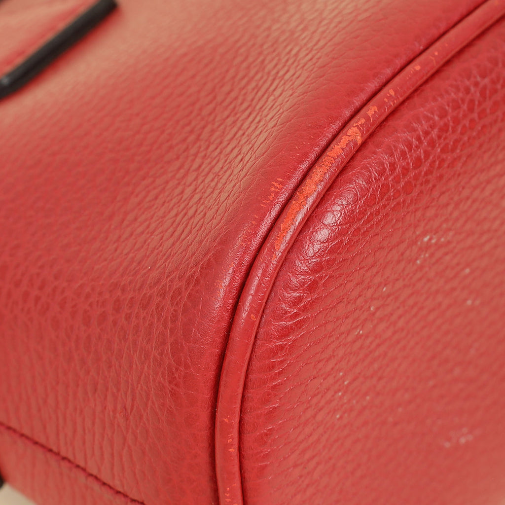 Gucci Red GG Charm Dome Mini Bag