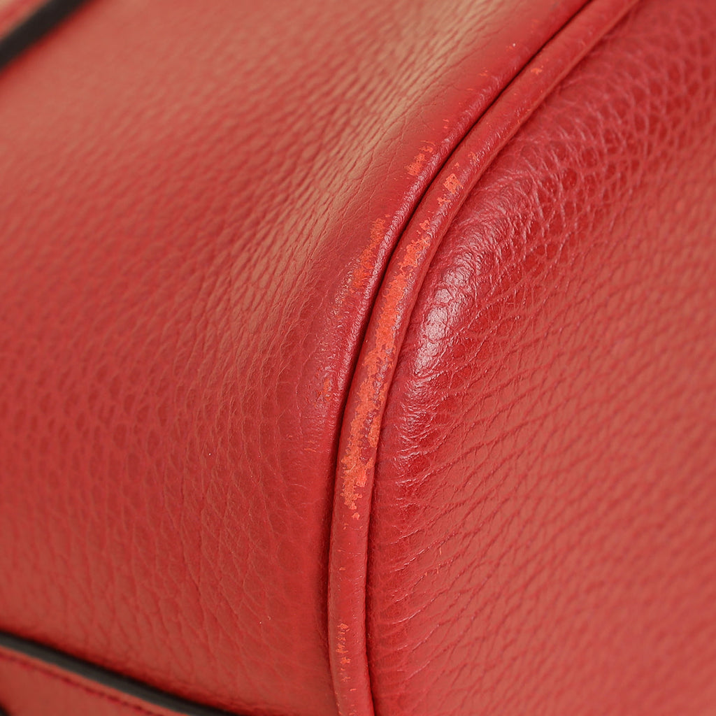 Gucci Red GG Charm Dome Mini Bag
