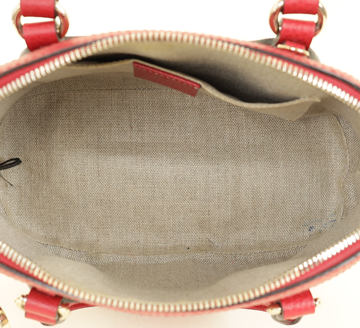 Gucci Red GG Charm Dome Mini Bag