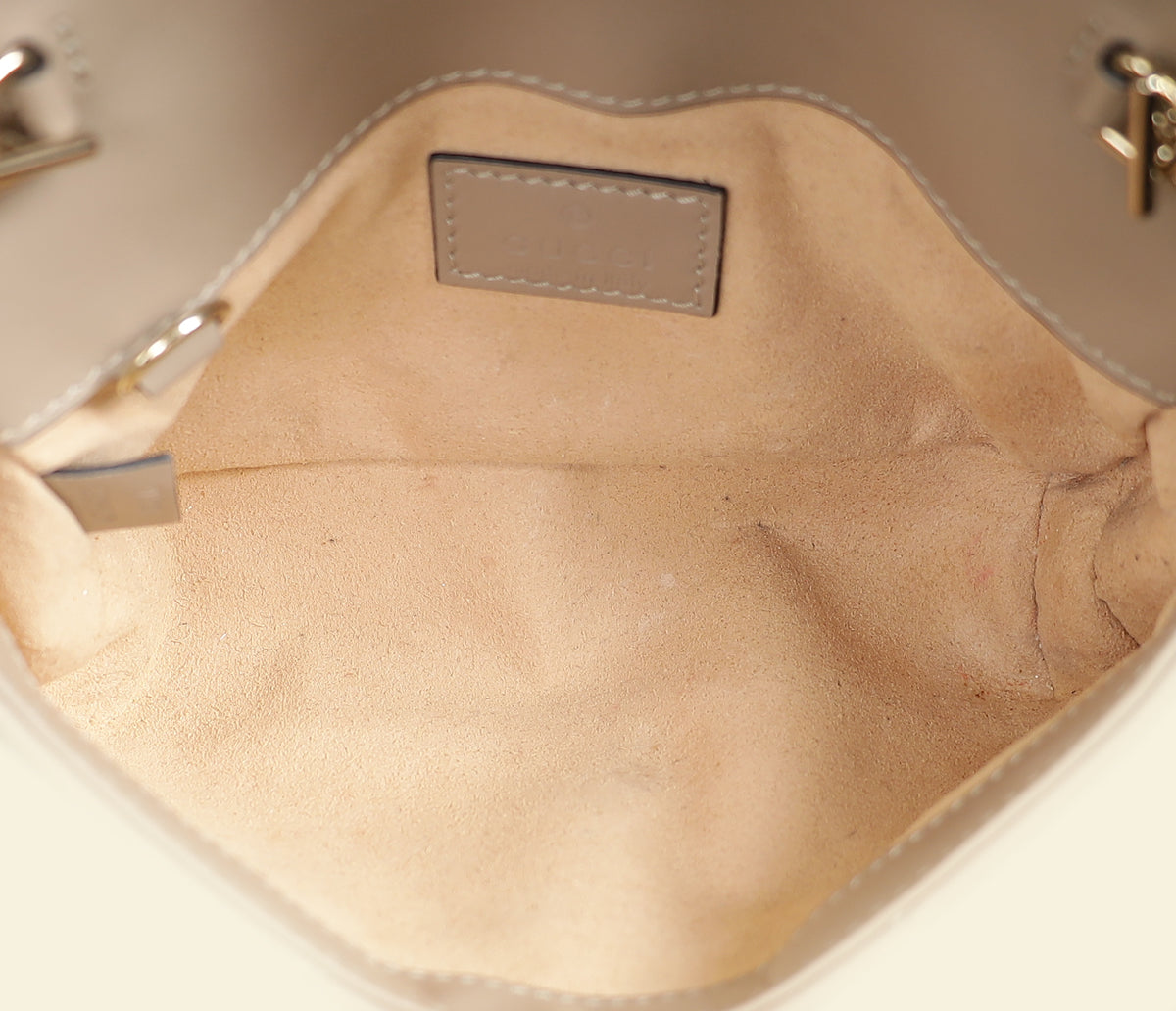 Gucci Taupe GG Marmont Mini Shoulder Bag