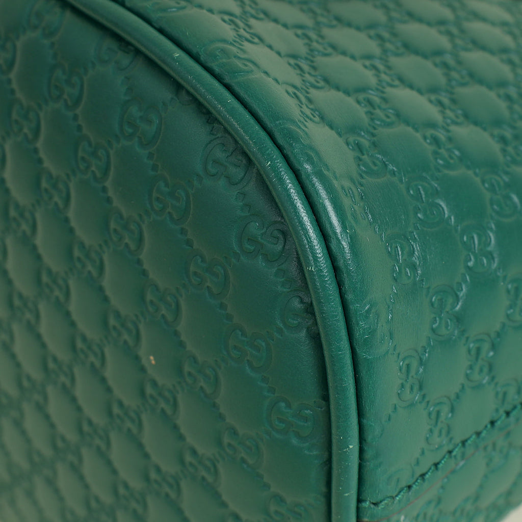 Gucci Green GG Microguccissima Dome Mini Satchel Bag
