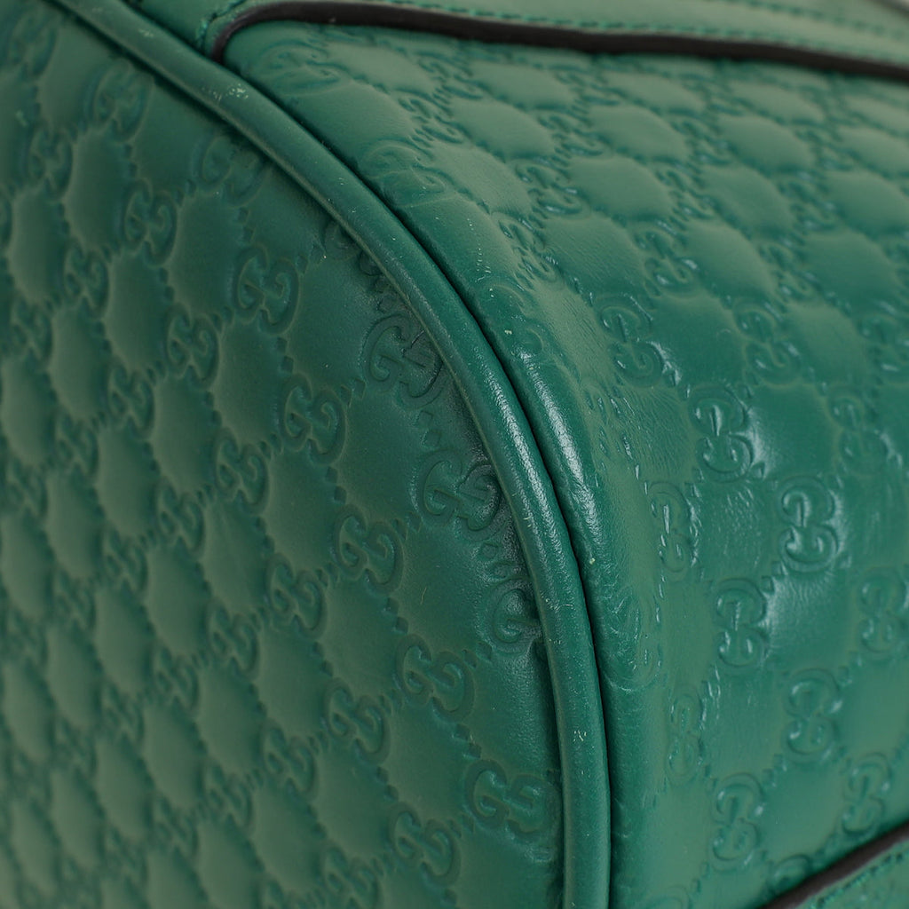 Gucci Green GG Microguccissima Dome Mini Satchel Bag