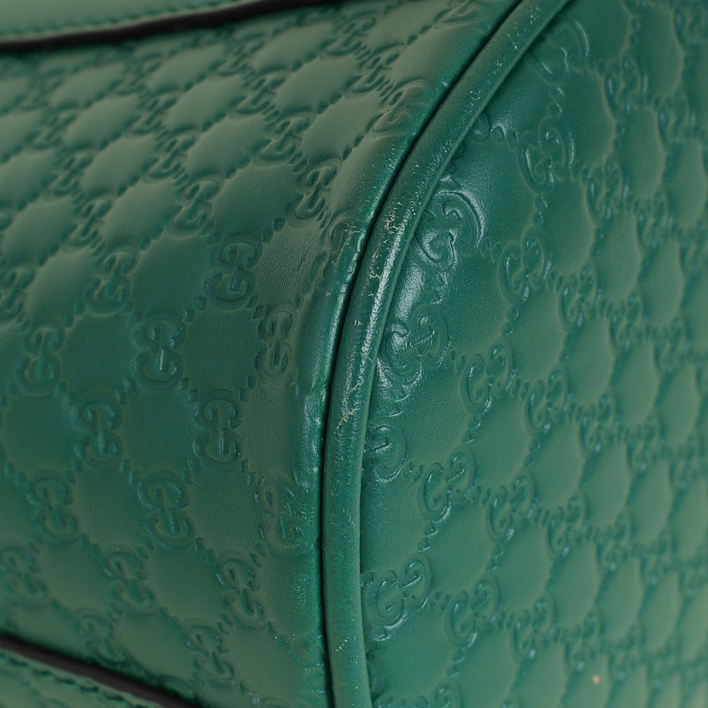 Gucci Green GG Microguccissima Dome Mini Satchel Bag