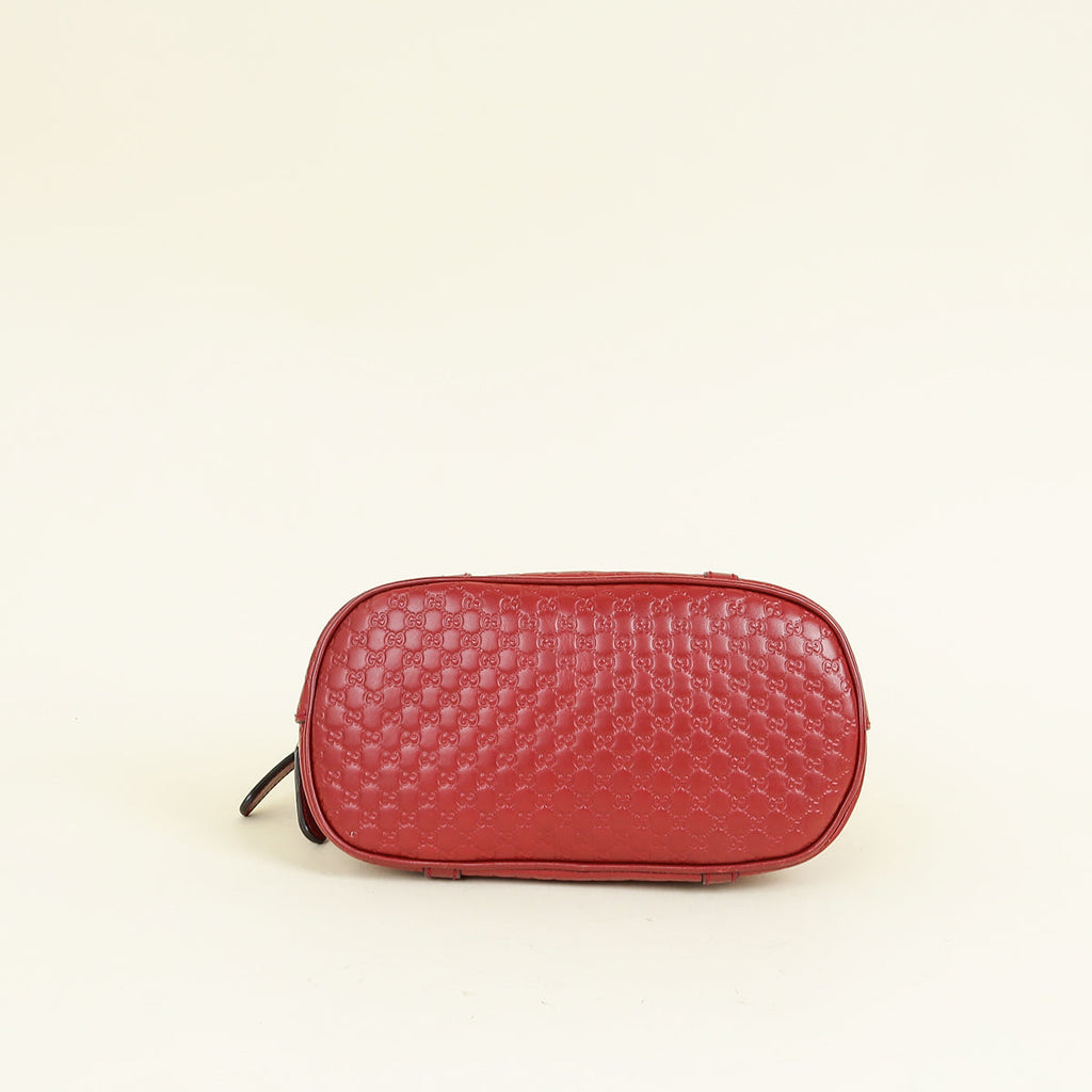 Gucci Red GG Microguccissima Dome Mini Satchel Bag