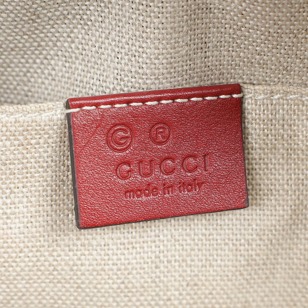 Gucci Red GG Microguccissima Dome Mini Satchel Bag