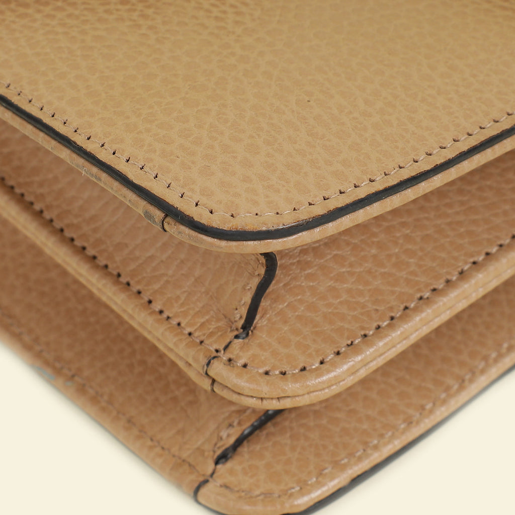 Gucci Beige Interlocking G Small Shoulder Bag