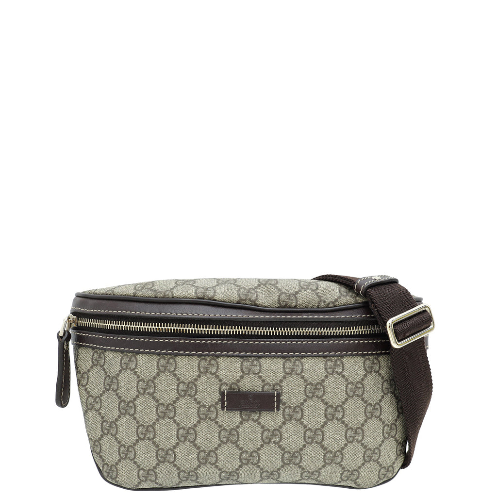 Gucci Brown GG Supreme Belt Bag