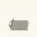 Gucci Grey GG Micro Guccissima Strap Wallet