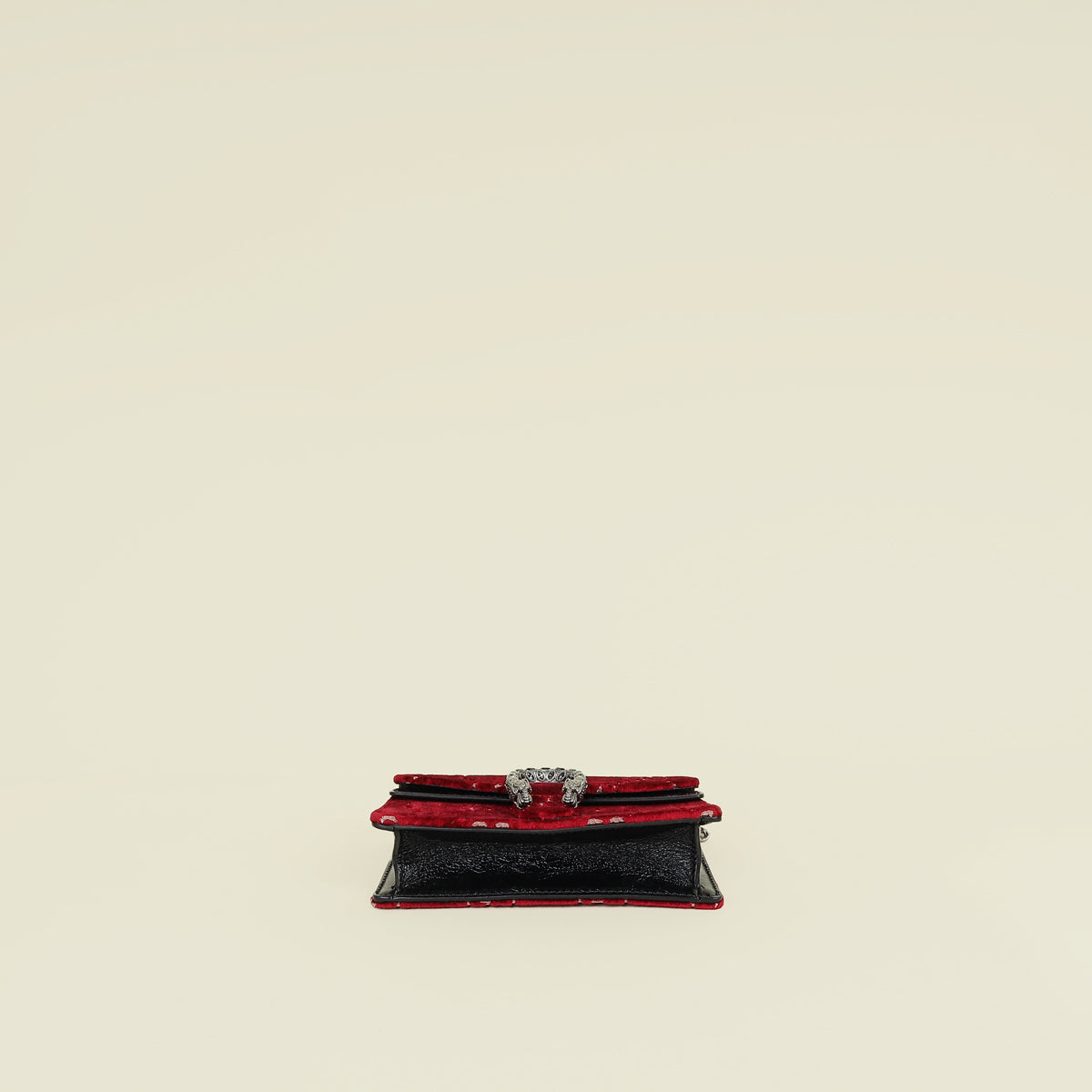 Gucci Burgundy Velvet Dionysus Super Mini Bag