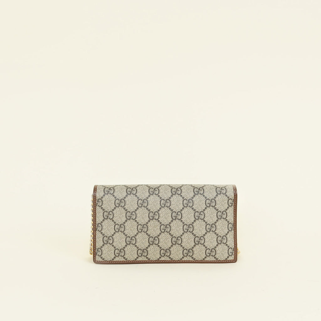 Gucci Bicolor Horsebit 1955 Wallet on Chain