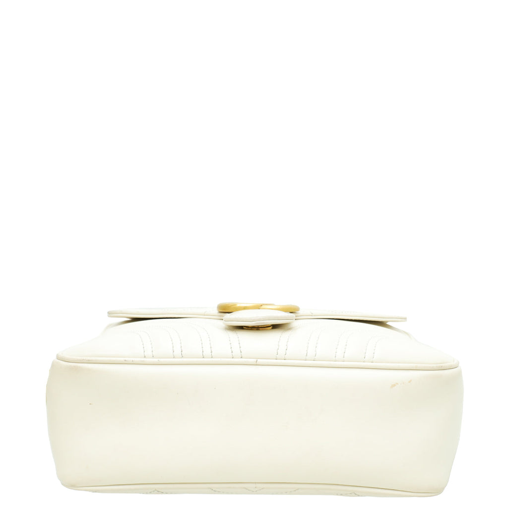 Gucci Off White Sylvie Web GG Marmont Small Shoulder Bag