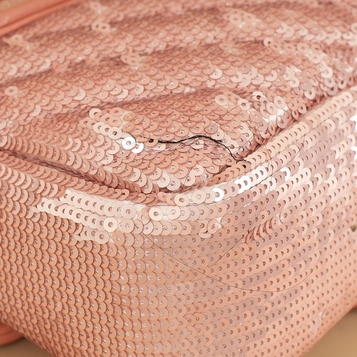 Gucci Pink Sequins GG Marmont Flap Small Shoulder Bag