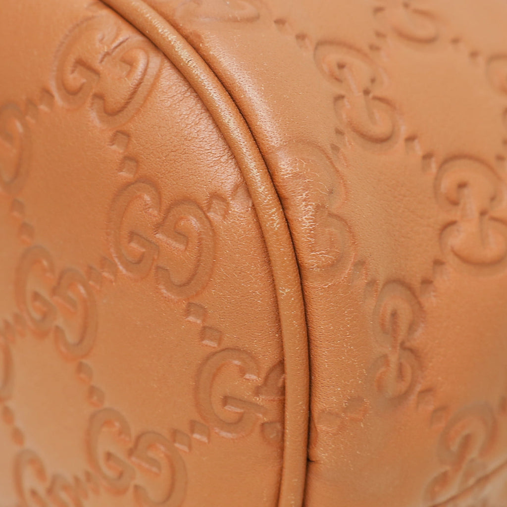 Gucci Brown GG Guccissima Dome Mini Convertible Bag