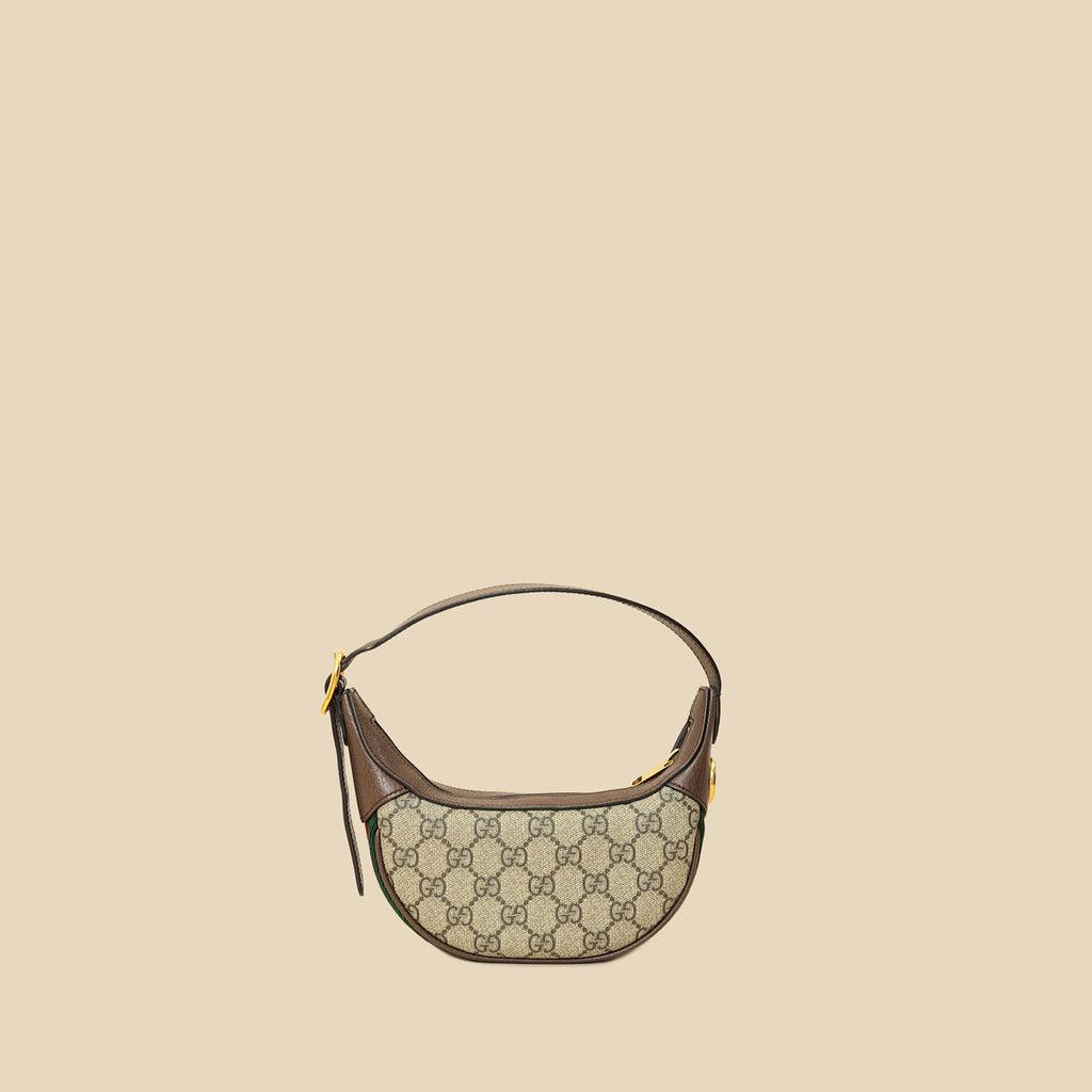 Gucci Ebony GG Supreme Ophidia Small Bag