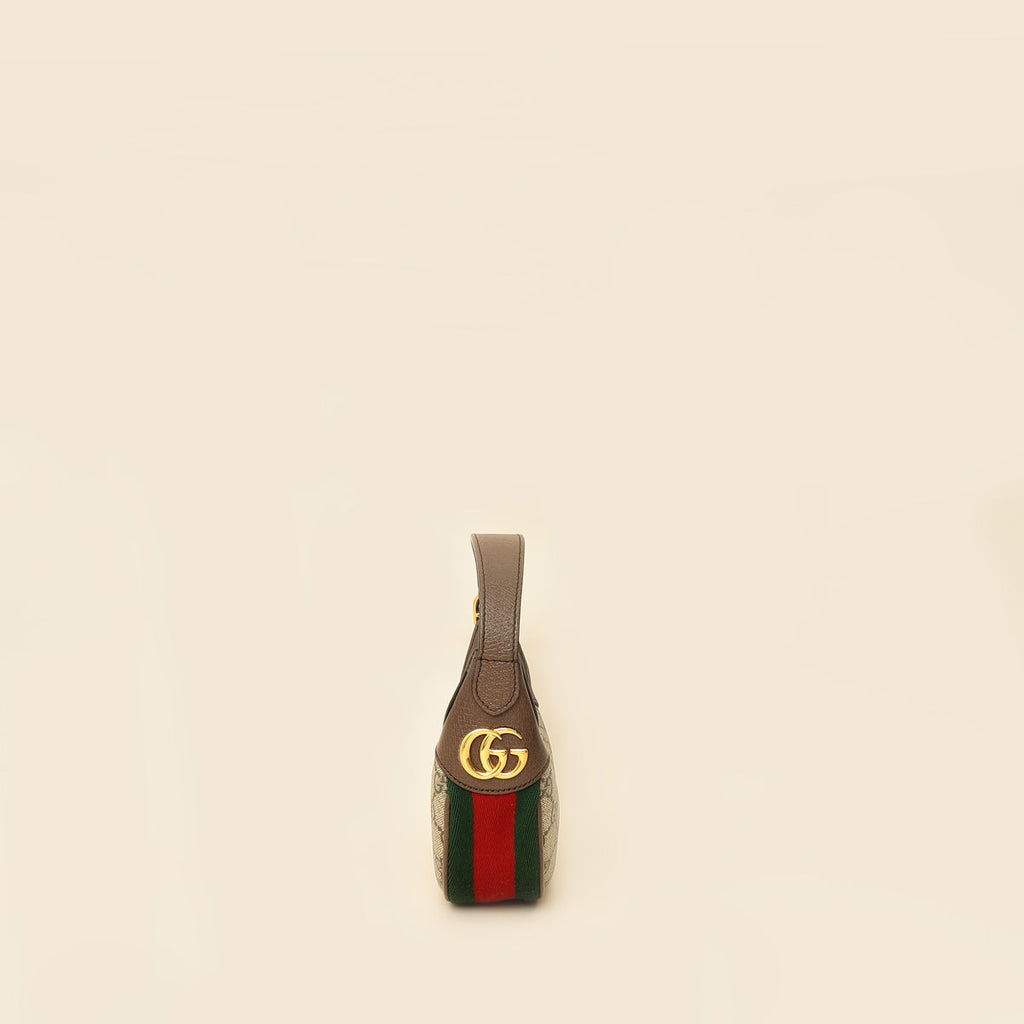 Gucci Ebony GG Supreme Ophidia Small Bag
