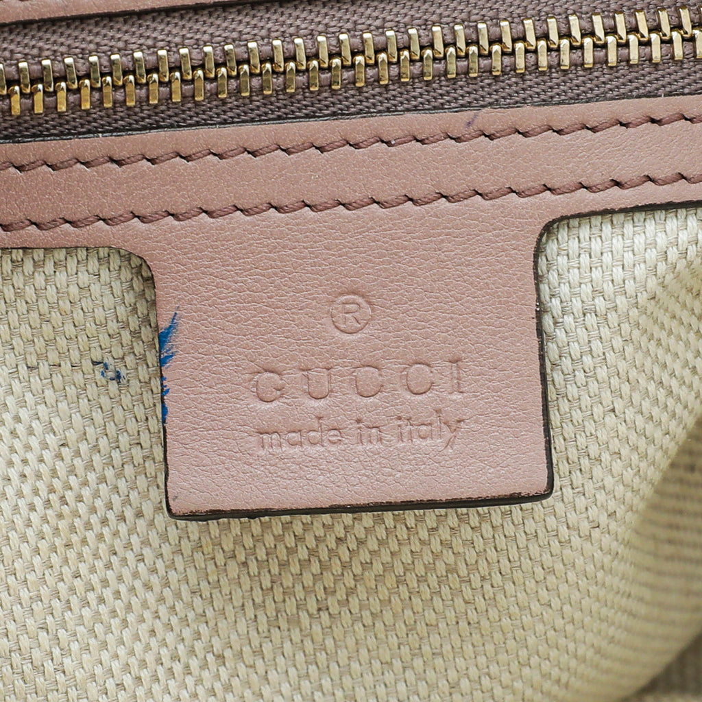 Gucci Dusty Pink Soho Tassel Chain Shoulder Bag