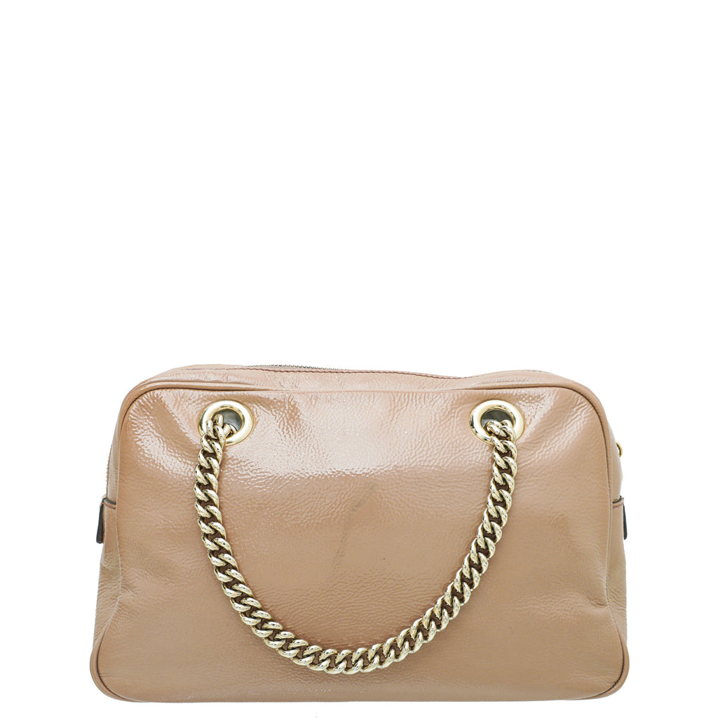 Gucci Dusty Pink Soho Tassel Chain Shoulder Bag
